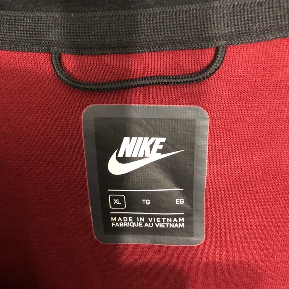 Nike limited edition camo flame tech zip up hoodie performance jacket size Xl - Picture 3 of 7